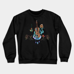 Wonderful violin with tentacle Crewneck Sweatshirt